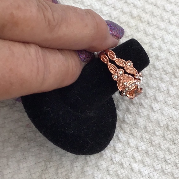 New Morganite Ring Set - Picture 3 of 9
